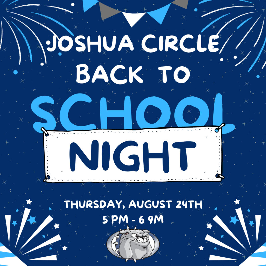 Back to School Night will be Thursday 8/24/23 from 5:00-6:00 PM