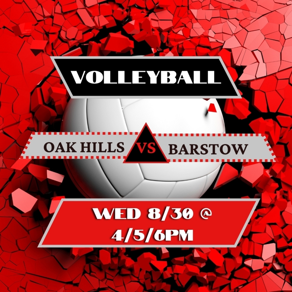 Get your tickets for Wednesday's volleyball game here! Your Bulldogs will take on the Barstow Aztecs @ 4/5/6pm.