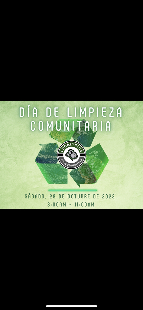 ¡Día de limpieza comunitaria! Sábado 28 de octubre de 2023 de 8:00 a.m. - 11:00 a.m.