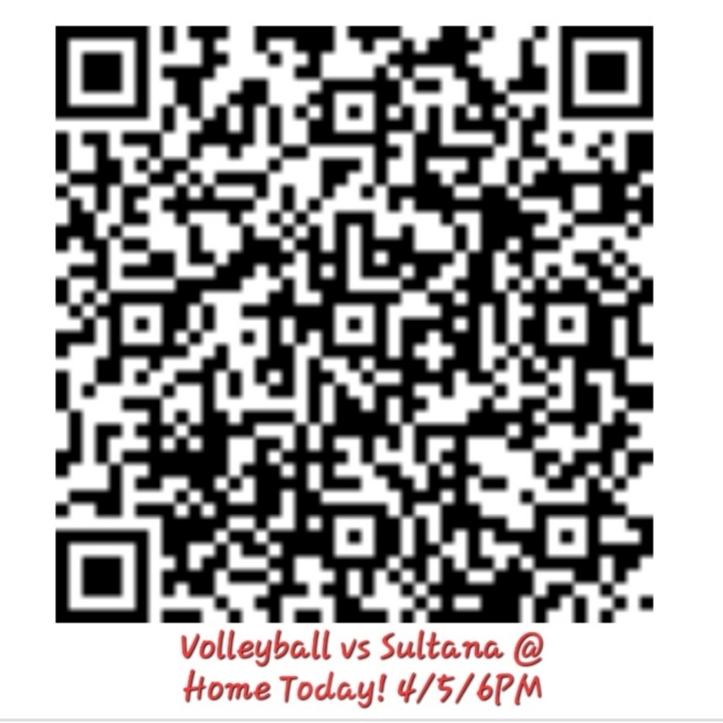 Volleyball has a big match versus Sultana at home today! Come out and support! 4/5/6PM!